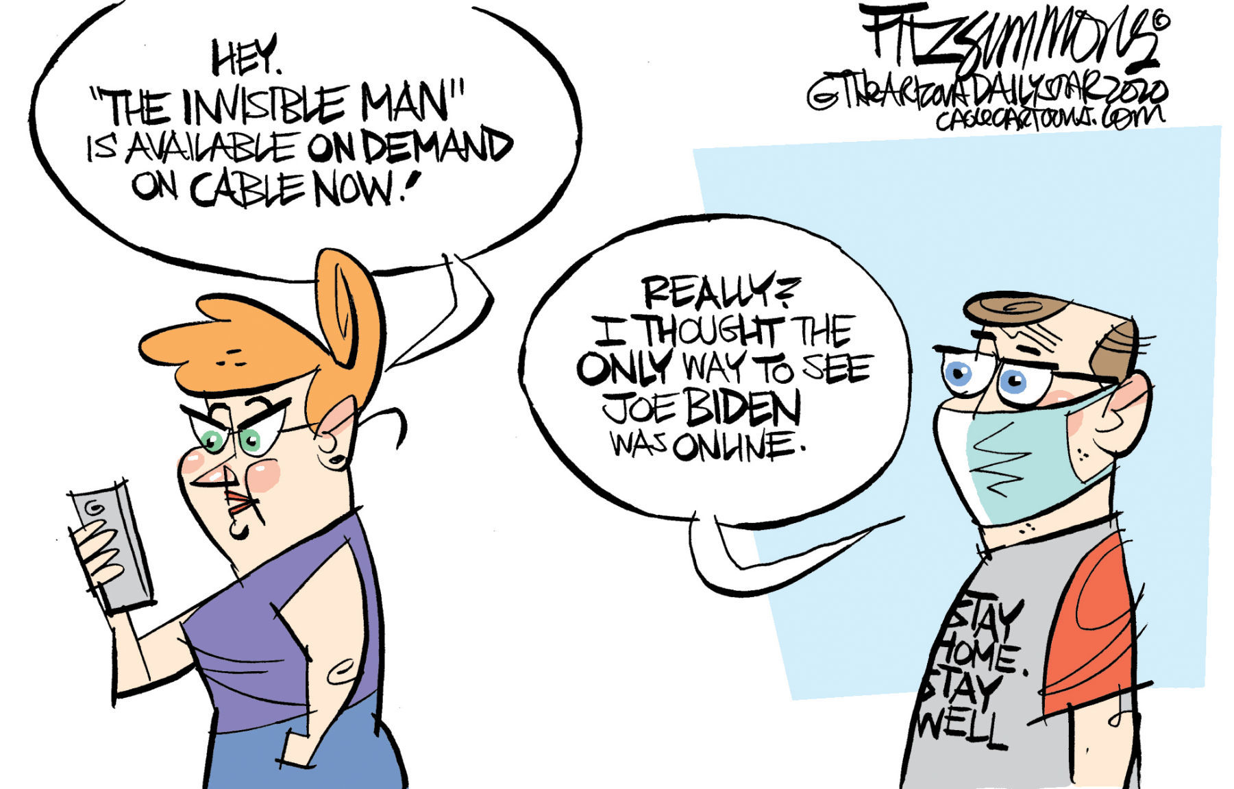 Daily Fitz Cartoon: Biden his time